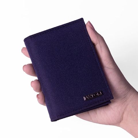 Ví Mini Màu Xanh Navy Natoli - Cube Mini Wallet
