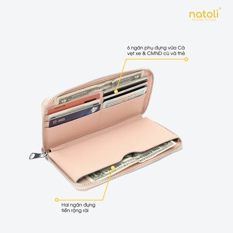VÍ NAM DÀI CẦM TAY CAO CẤP - THE ZIPPER WALLET V1