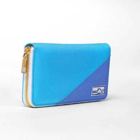Ví Nữ Dài Màu Xanh Cầm Tay - The Zipper Wallet