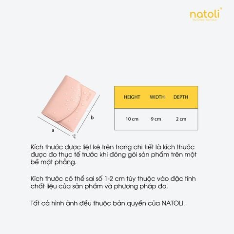Ví Nữ Mini Đẹp - The Button Wallet V5