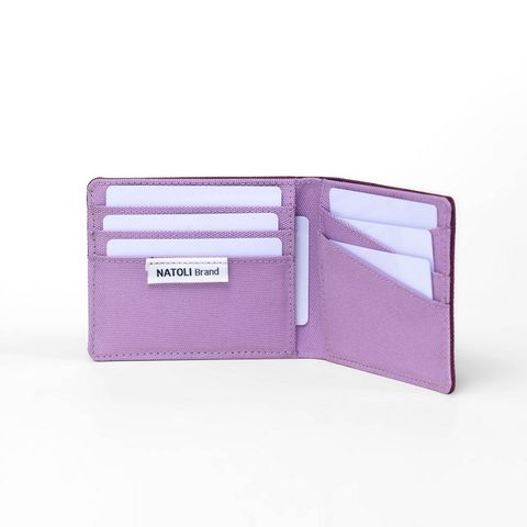 Ví Nam Màu Đỏ Tím - Simple Horizontal Wallet