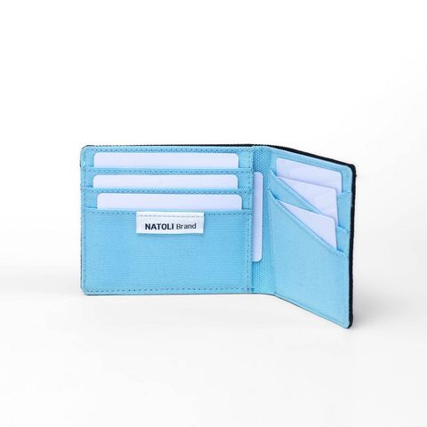 Ví Nam Màu Xanh Đen - Simple Horizontal Wallet