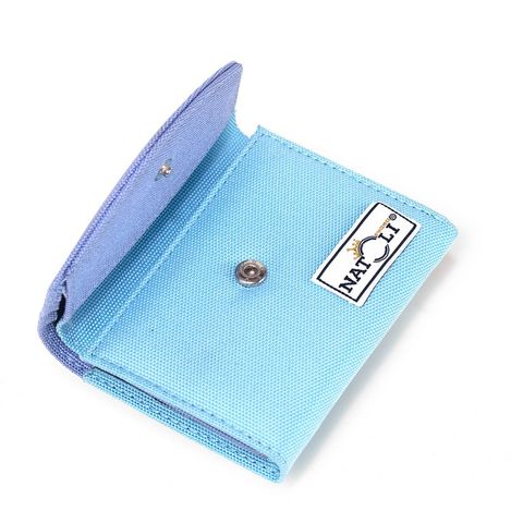 Ví Nữ Mini Màu Xanh Navy - The Button Wallet