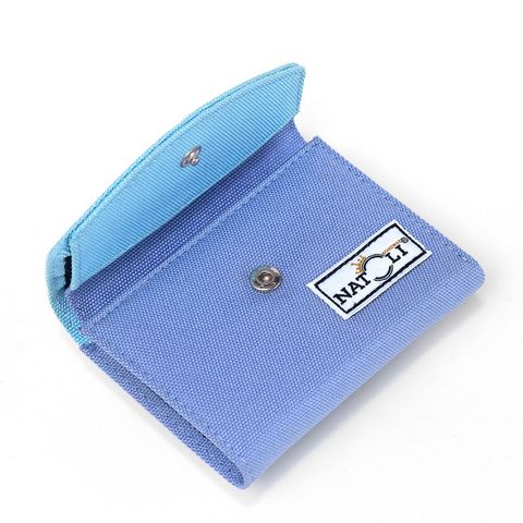Ví Nữ Mini Màu Xanh Nhạt - The Button Wallet