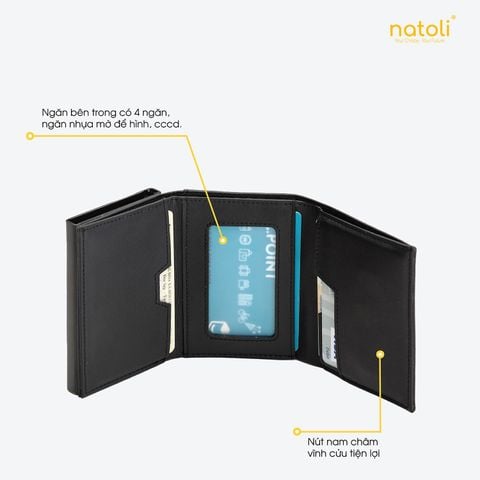 Ví nam nữ mini NATOLI -  Futuristic Mini Wallet V8