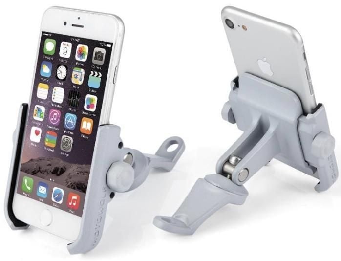 GIÁ ĐỠ ĐIỆN THOẠI MOTOWOLF GẮN CHÂN GƯƠNG