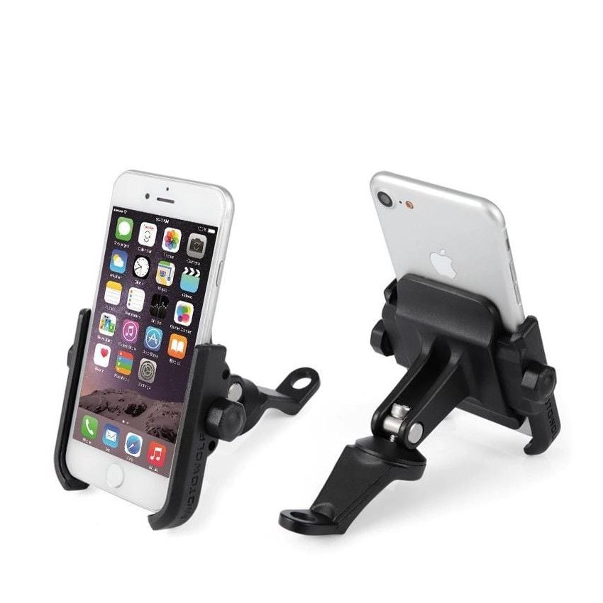 GIÁ ĐỠ ĐIỆN THOẠI MOTOWOLF GẮN CHÂN GƯƠNG
