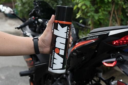 CHAI XỊT BÓNG DÀN ÁO XE WINK