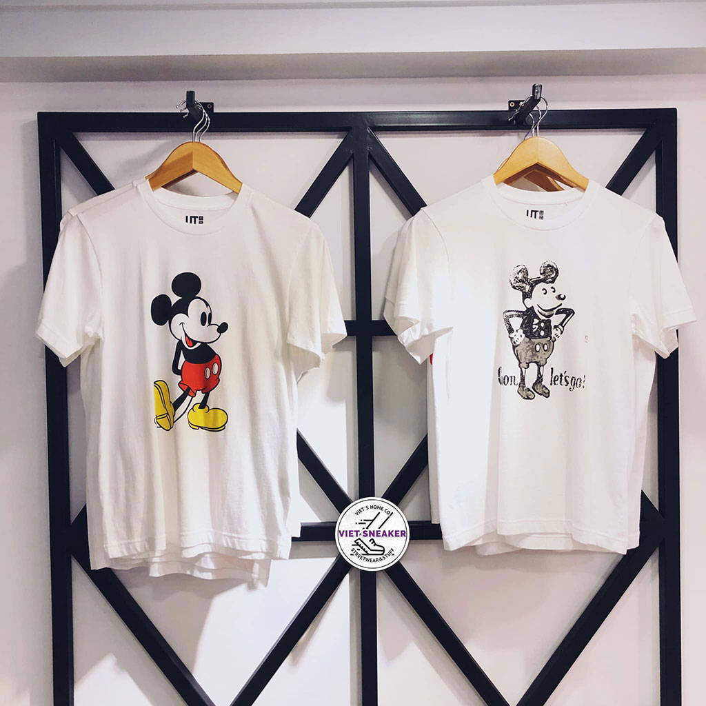 DÀNH CHO NAM MICKEY MOUSE UT ÁO THUN NGẮN TAY  UNIQLO VN