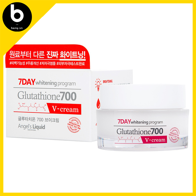 Kem Dng Angel's Liquid 7 Day Glutathione 700 V-Cream  Beny Cosmetics