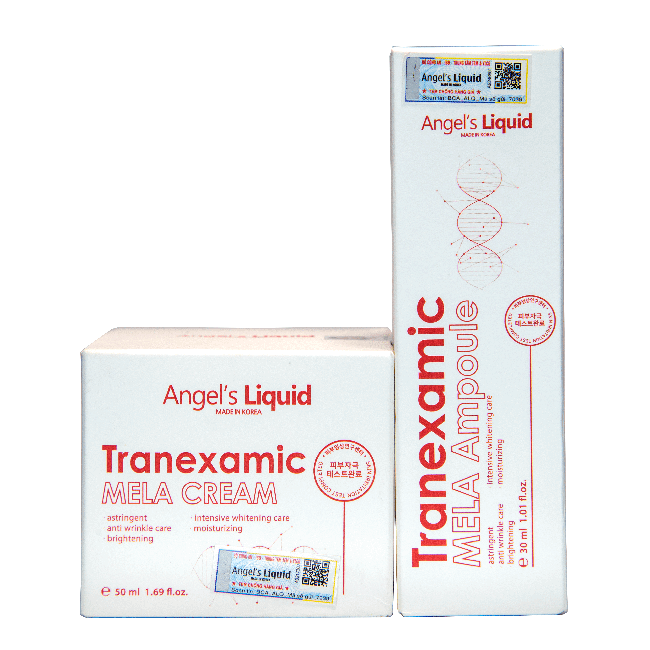 Bộ Dưỡng Đặc Trị Nám Chuyên Sâu Angel's Liquid Tranexamic Acid Mela