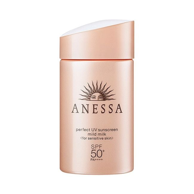 Sữa Chống Nắng Da Nhạy Cảm Anessa Perfect UV Sunscreen Mild Milk For Sensitive Skin SPF50+/PA++++