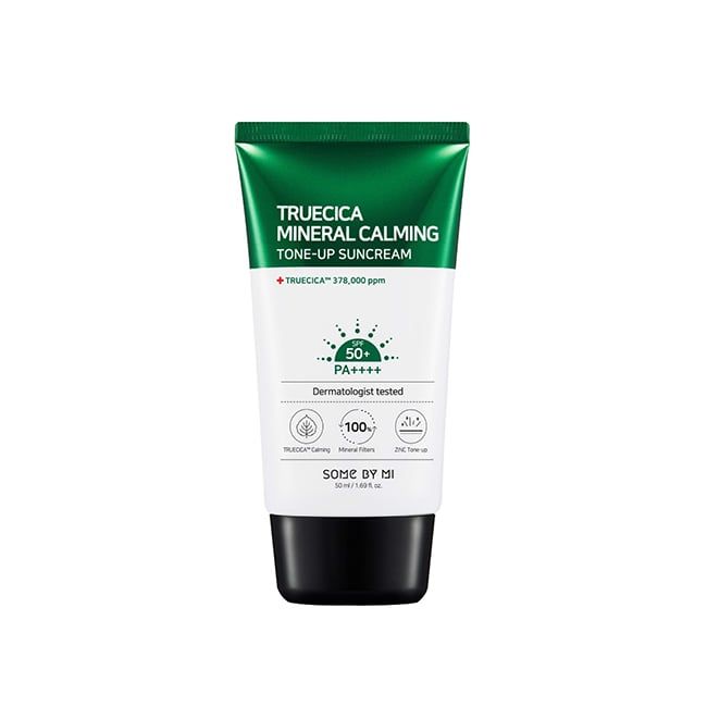 Kem Chống Nắng Da Mụn Some By Mi Truecica Mineral 100 Calming Suncream