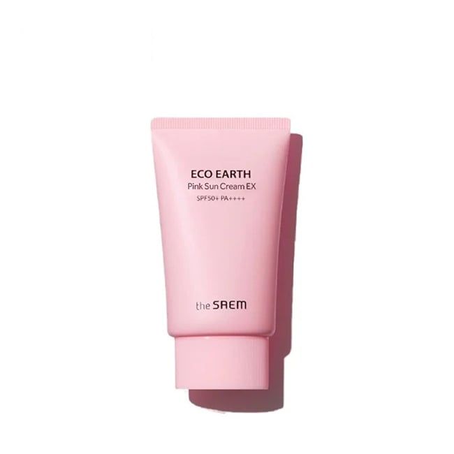 Kem Chống Nắng Da Nhạy Cảm The Saem Eco Earth Power Pink Sun Cream
