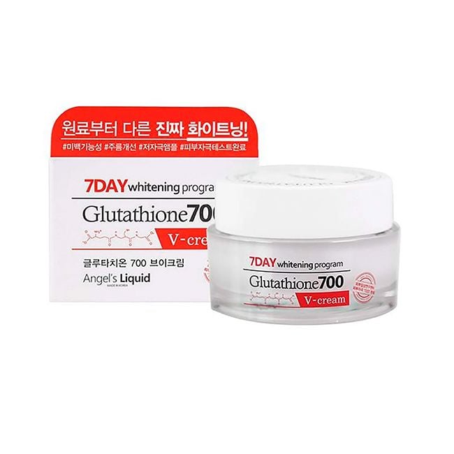 Kem Dưỡng Trắng Da Angel’s Liquid 7 Day Glutathione 700 V-Cream