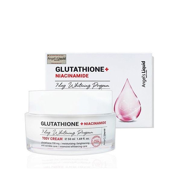 kem dưỡng da glutathione 700 có tốt không Kem huyết thanh 7 Day Whitening Program Glutathione 700 V-Cream】 main image 0