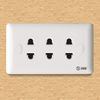 Ổ cắm ba 2 chấu Sino 16A S1983