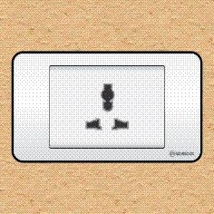 Ổ cắm đa năng có màn che S18AUAM