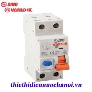 RCBO Aptomat chống rò và ngắn mạch quá tải Sino SOL68E