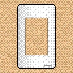 Mặt nhựa cứa 1 MCCB kiểu B Sino S18A121/HB