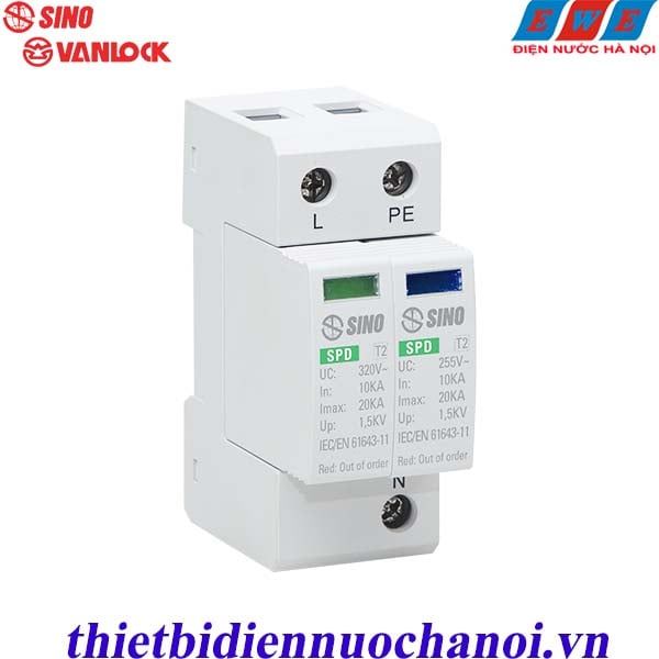 SPD chống sét lan truyền Sino SPD/T2/1P+N/65