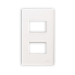 Mặt 2 thiết bị màu trắng Wide WEV68020SW Panasonic