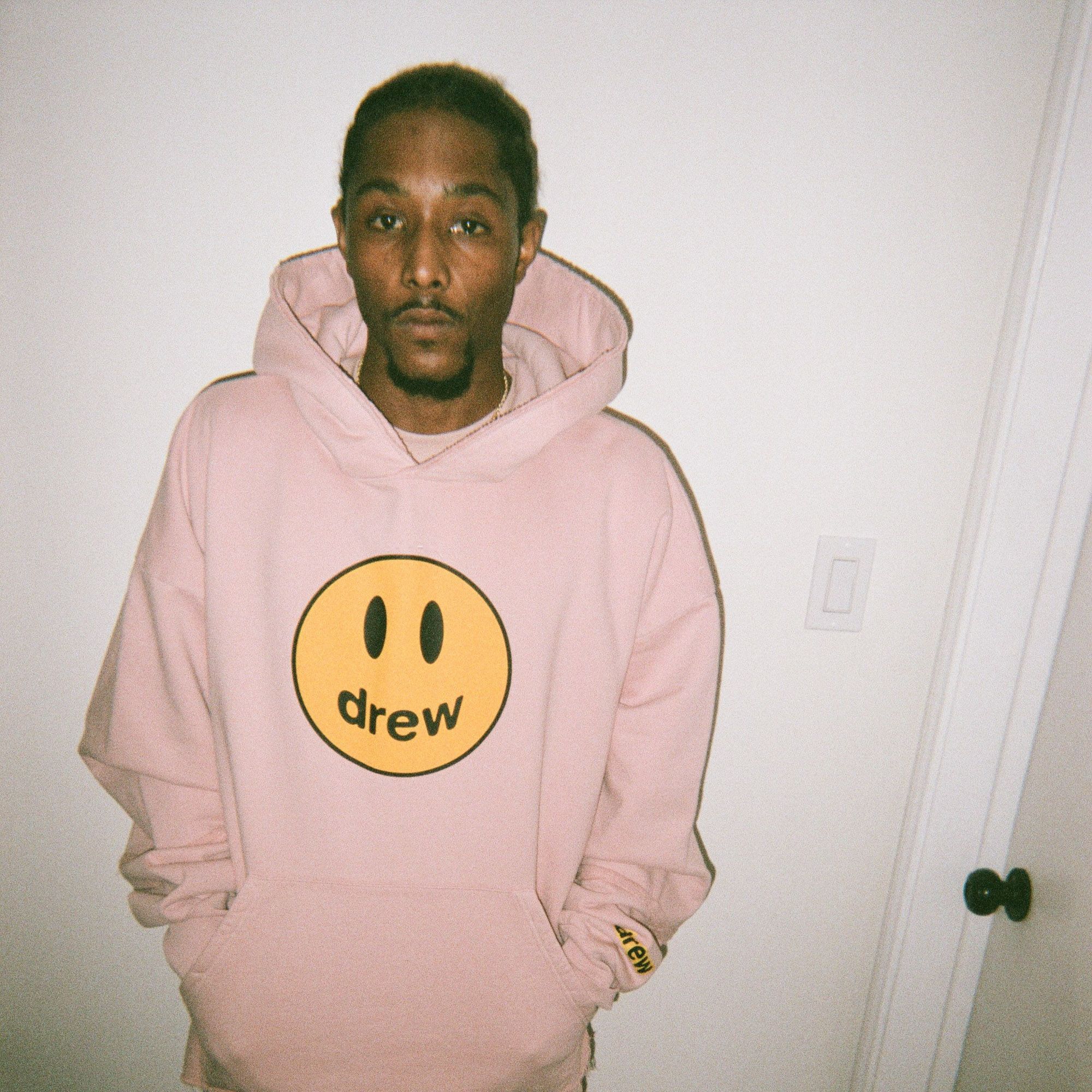  Drew House Deconstructed Mascot Hoodie - Dusty Rose 