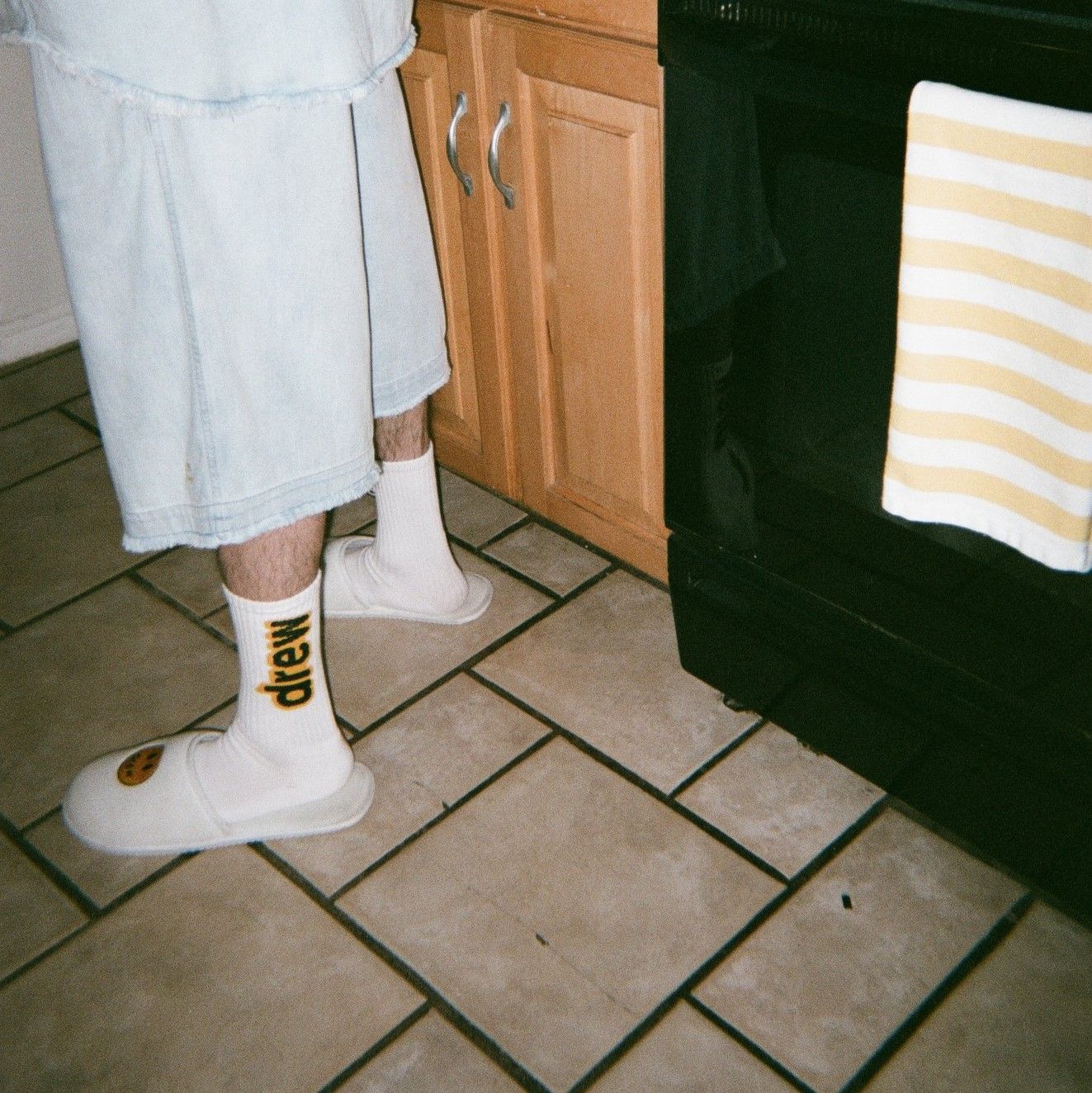  Drew House Secret Socks - White 