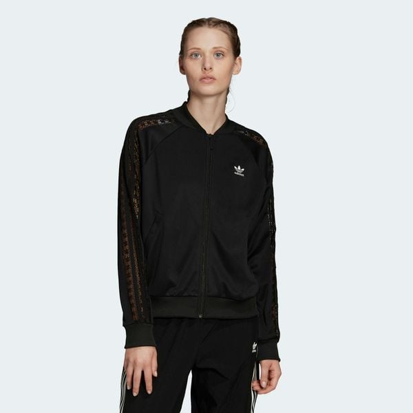  adidas Lace Track Jacket - Black 