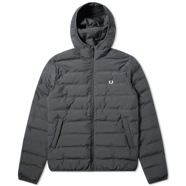  Fred Perry Insulated Hooded Brentham Jacket - Black 