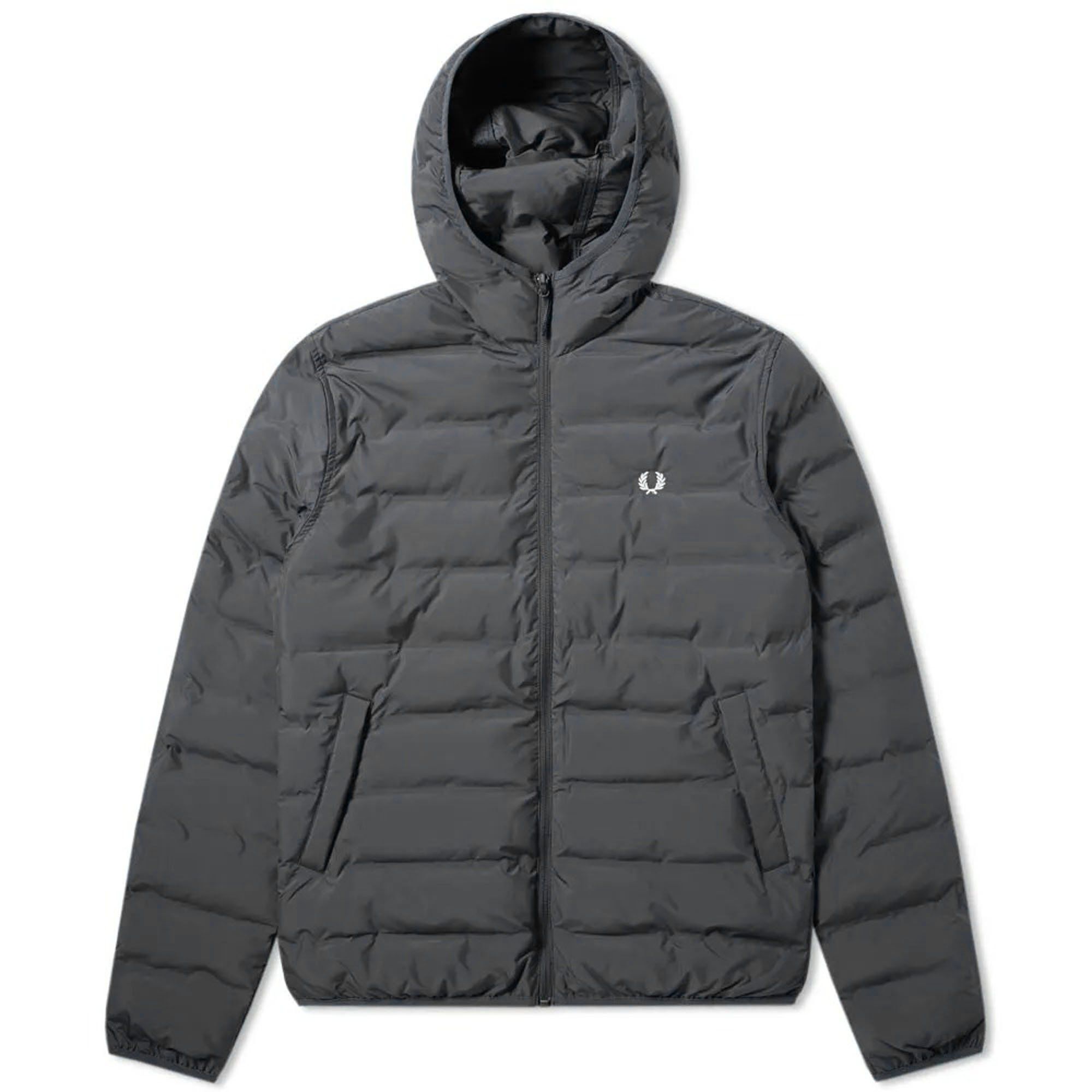  Fred Perry Insulated Hooded Brentham Jacket - Black 