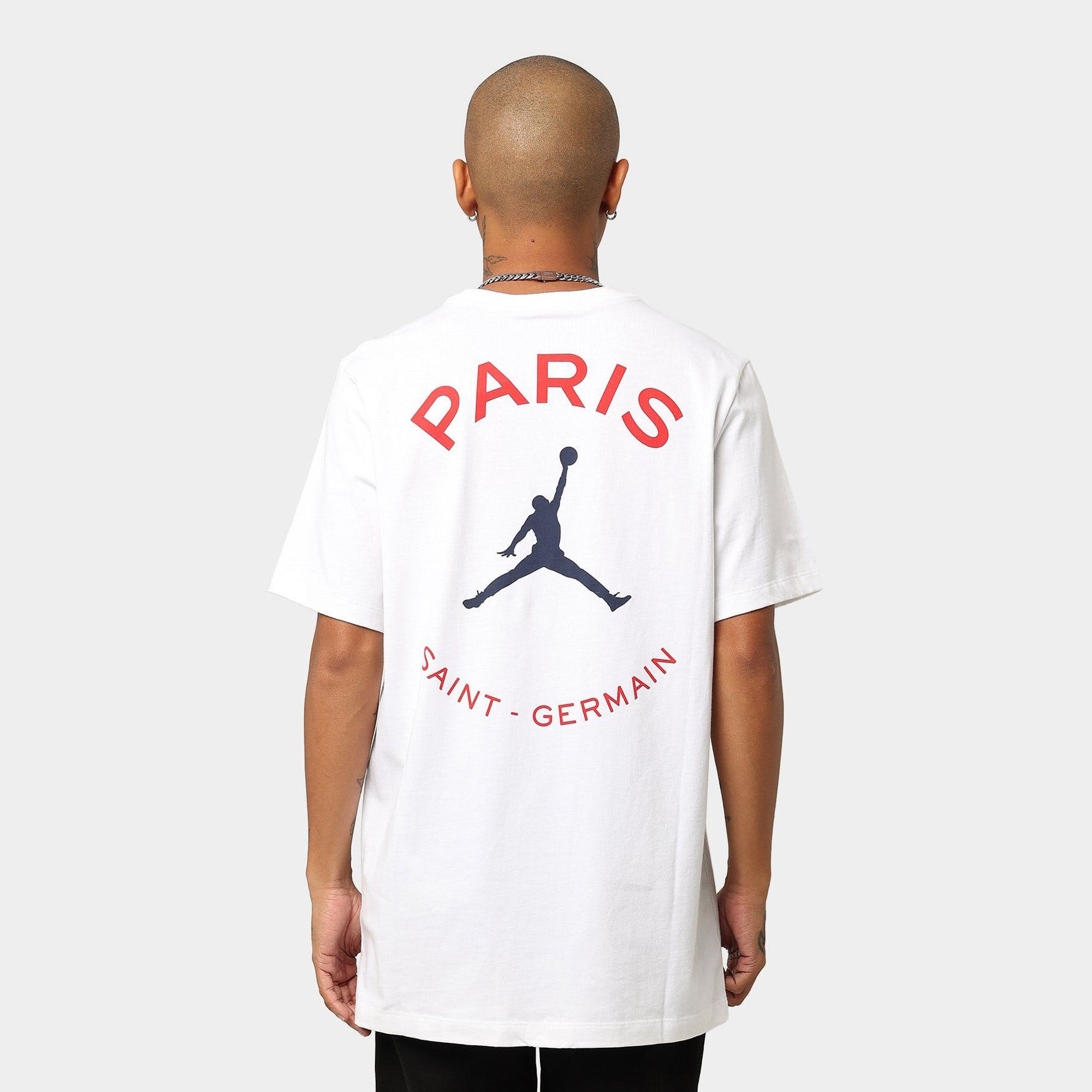  Paris Saint-German x Jordan Short-Sleeve T-Shirt - White 