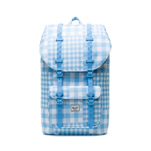  Herschel Little America | Large-Volume - Gingham Alaskan Blue 