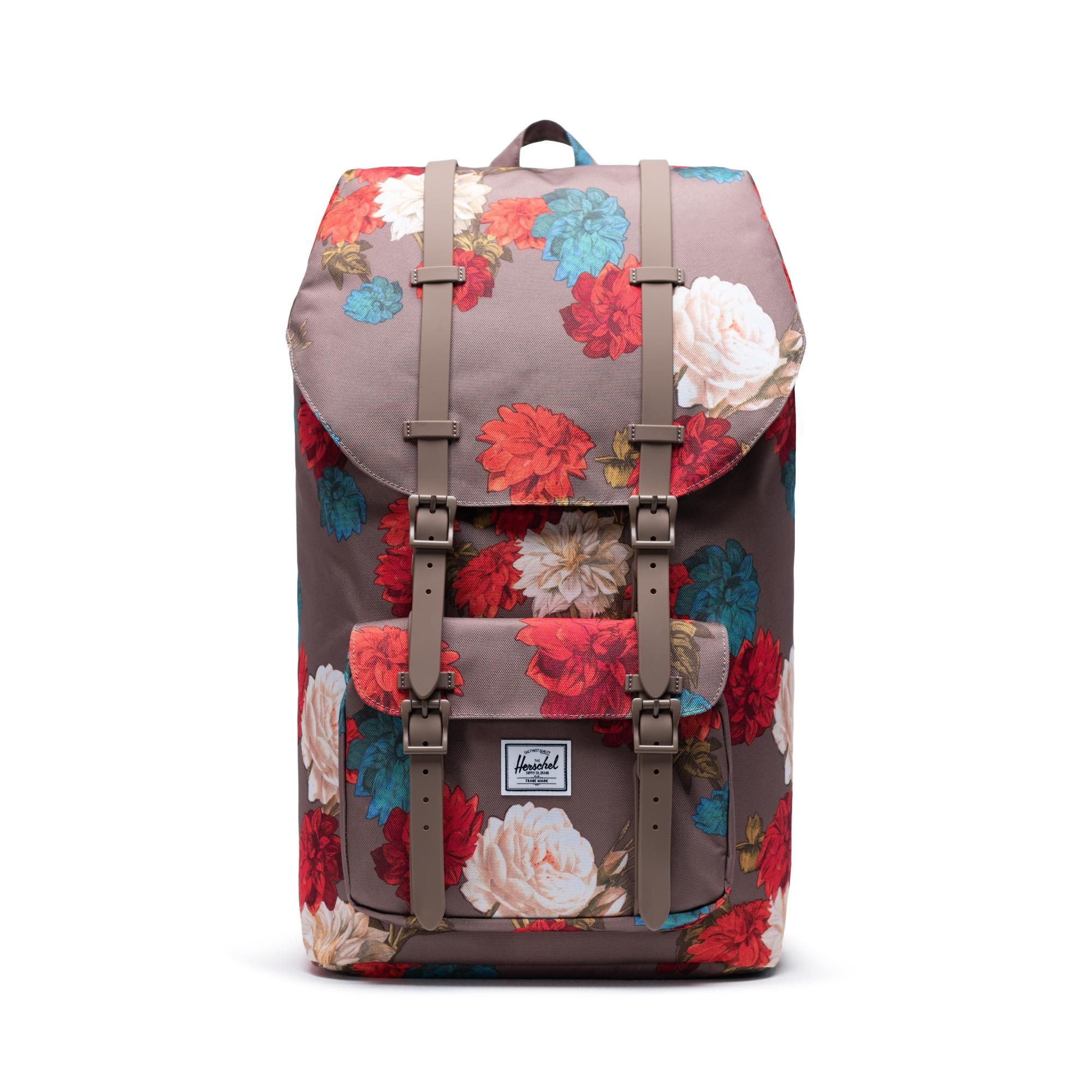  Herschel Little America | Large-Volume - Vintage Floral/Pine Bark 