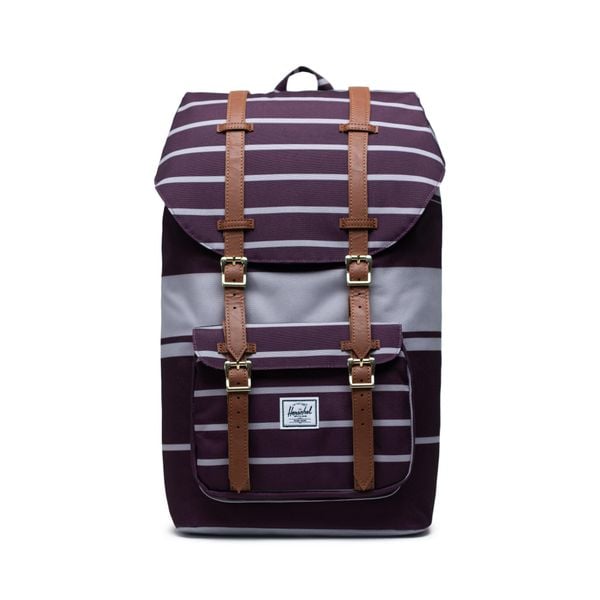  Herschel Little America | Large-Volume - Prep Stripe/Blackberry Wine 