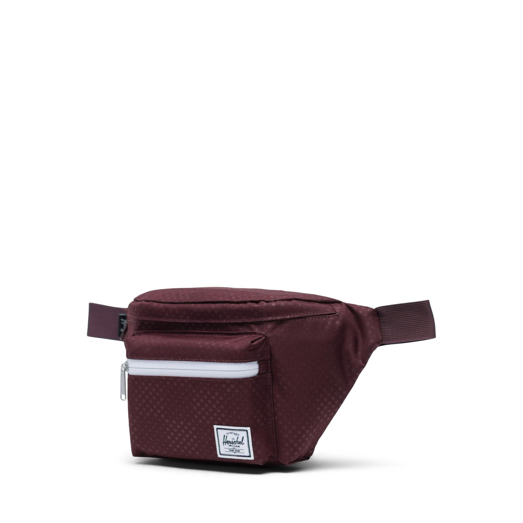  Herschel Seventeen Hip Pack - Plum Dot Check 