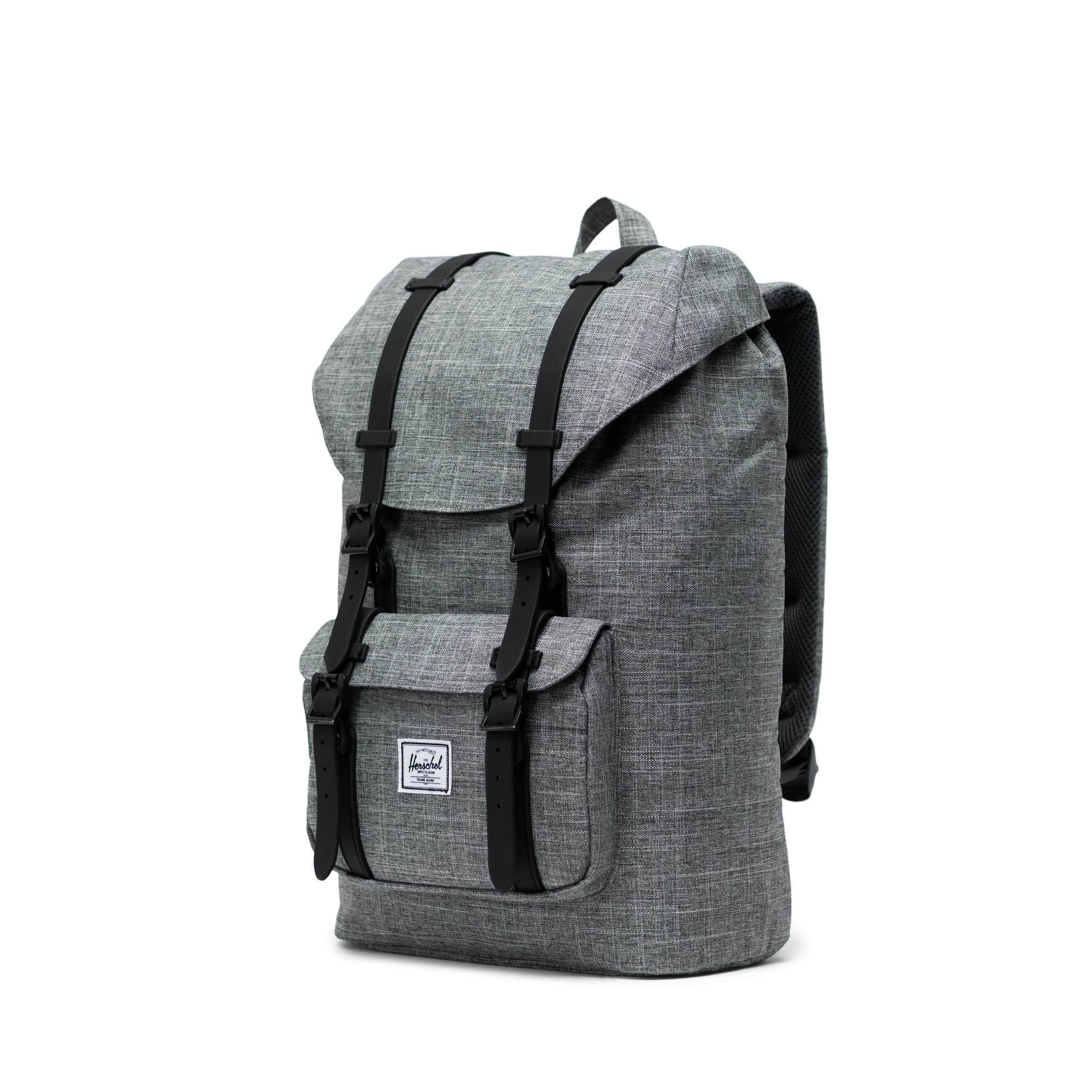  Herschel Little America | Mid-Volume - Raven Crosshatch/Black 