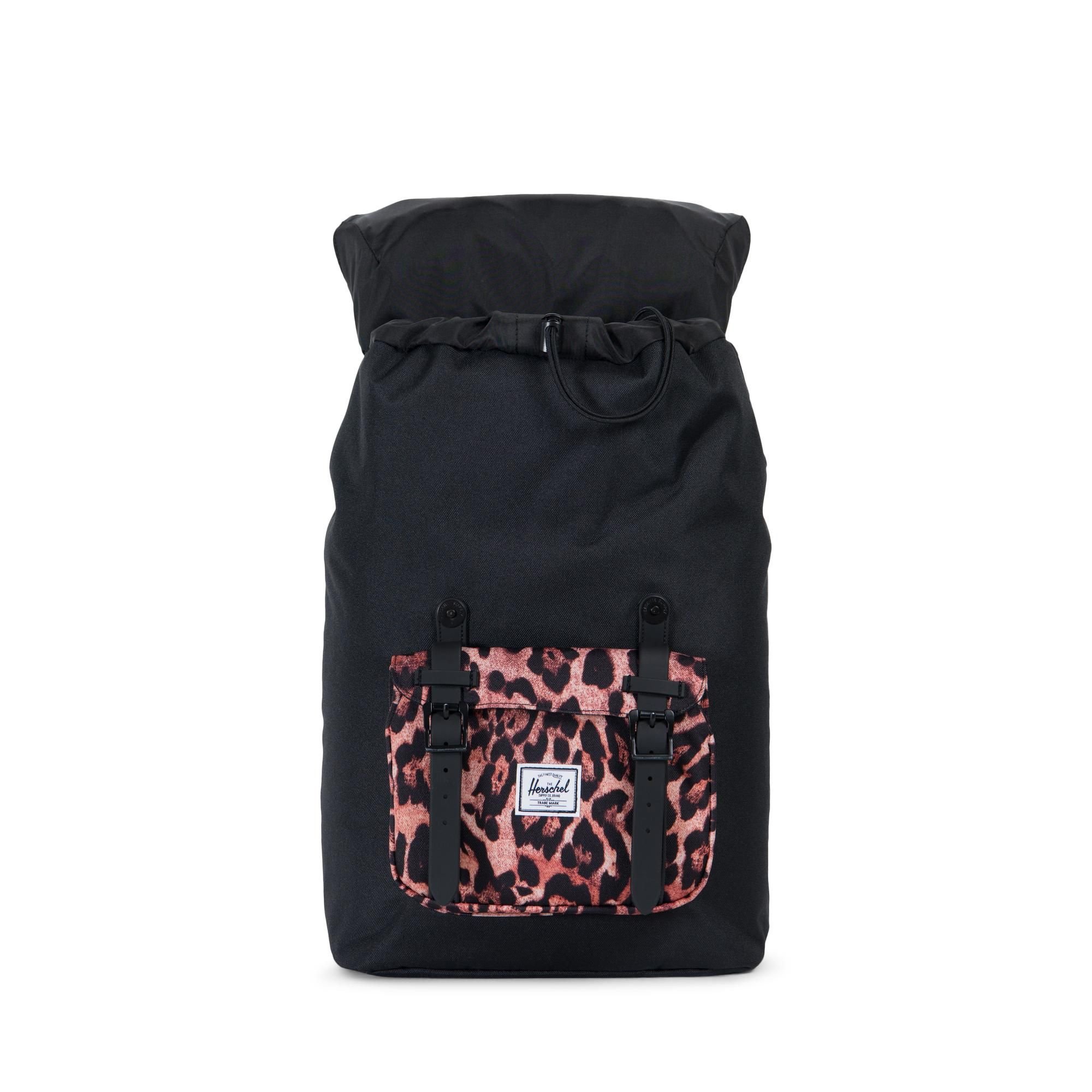  Herschel Little America | Mid-Volume - Black/Desert Cheetah 