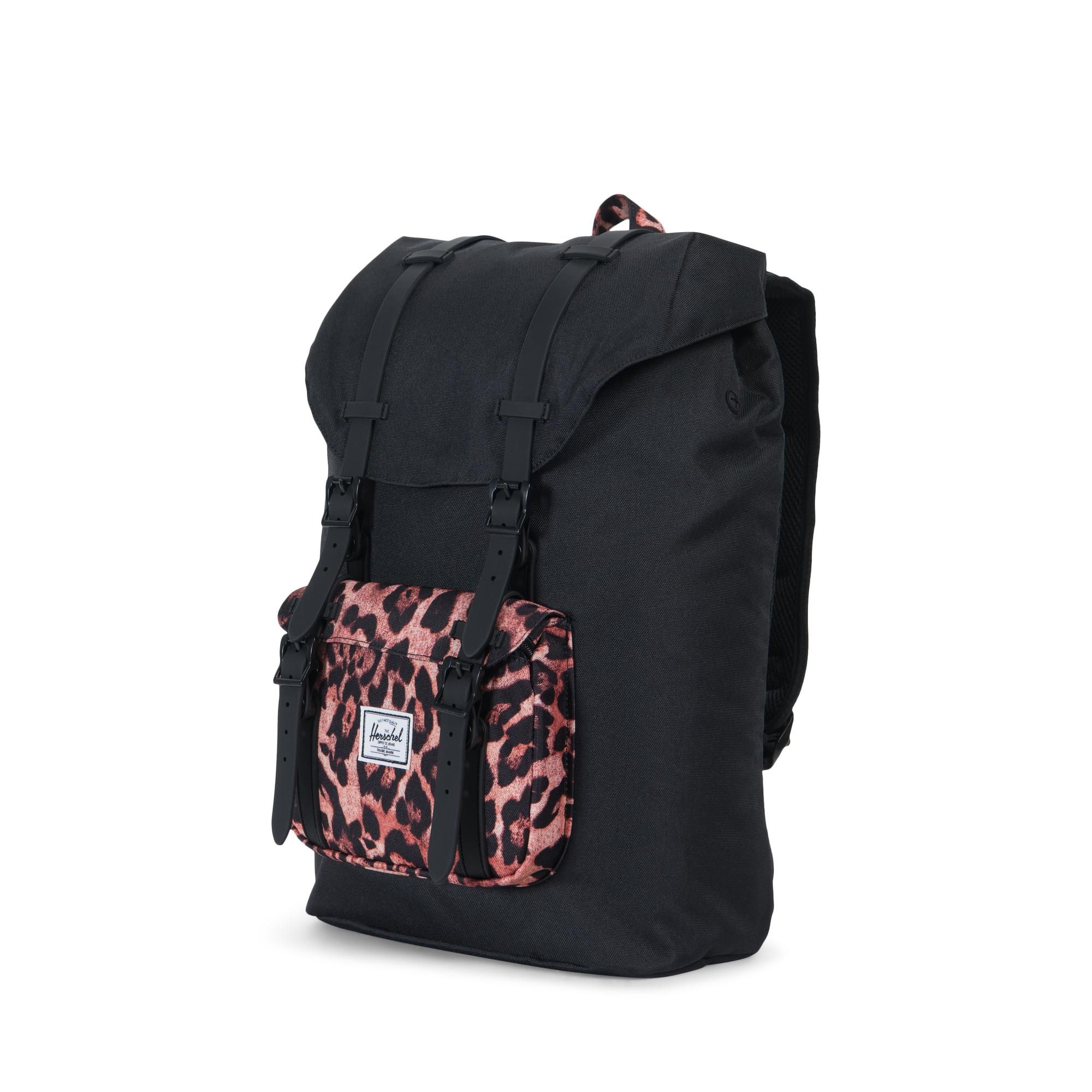  Herschel Little America | Mid-Volume - Black/Desert Cheetah 