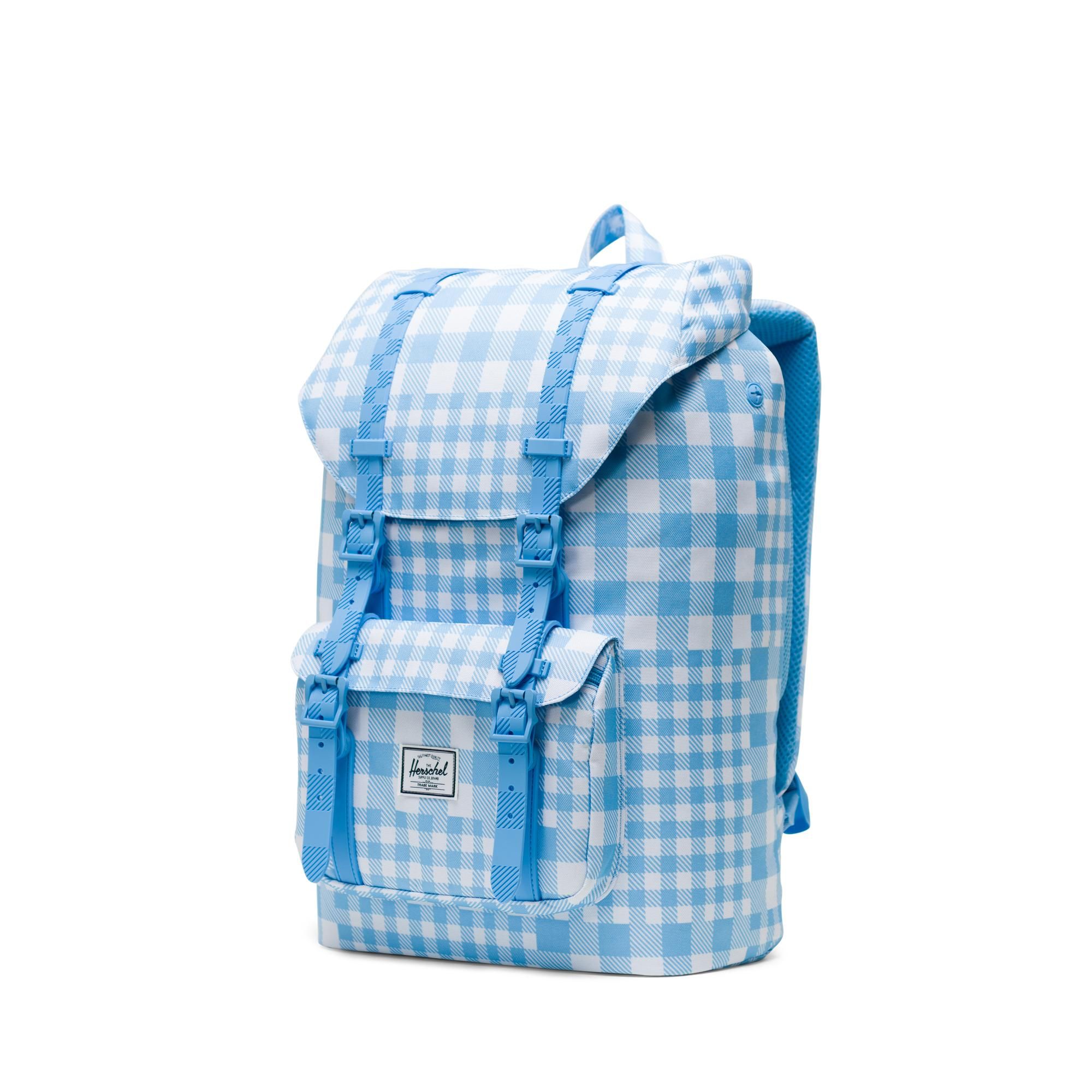  Herschel Little America | Mid-Volume - Gingham Alaskan Blue 