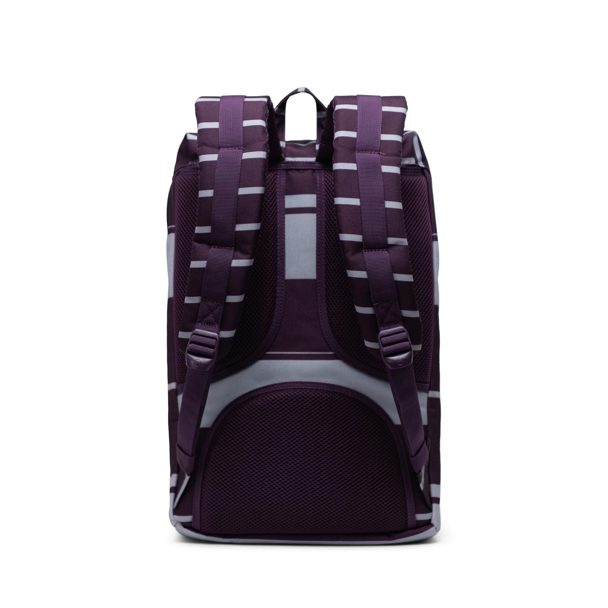  Herschel Little America | Mid-Volume - Prep Stripe/Blackberry Wine 