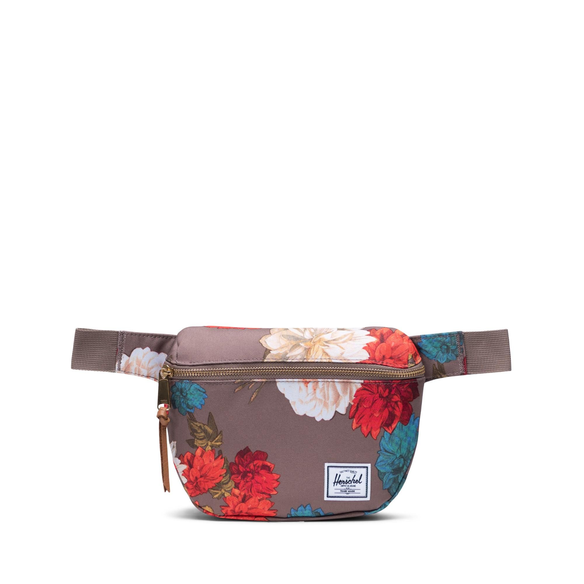  Herschel Fifteen Waist Pack - Vintage Floral/Pine Bark 