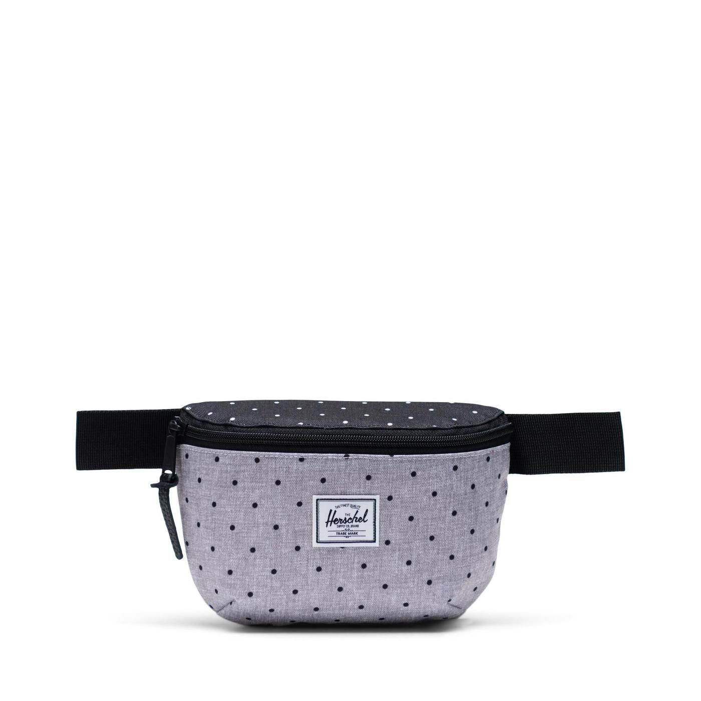  Herschel Fourteen Waist Pack - Polka Dot Crosshatch Grey/Black 