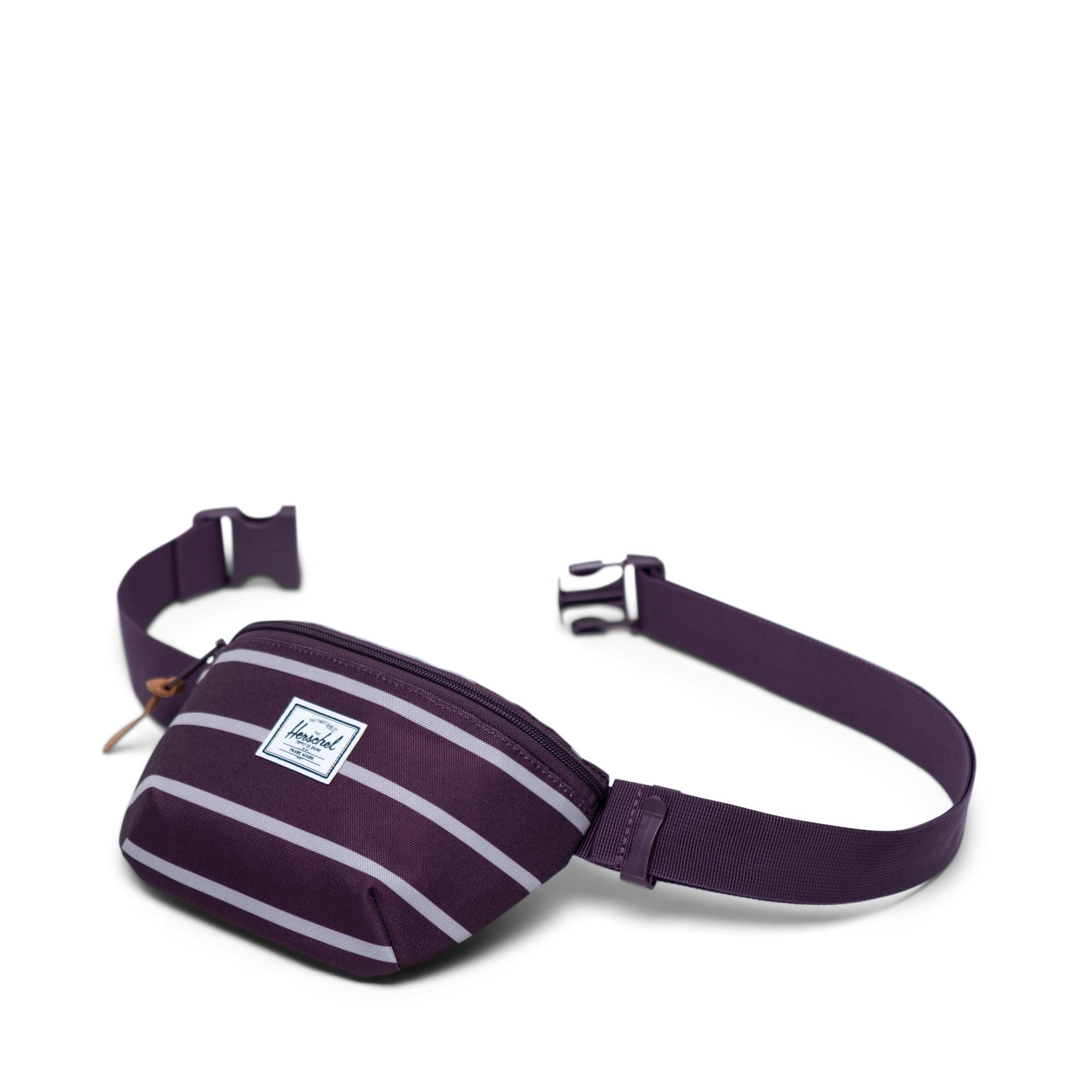  Herschel Fourteen Waist Pack - Prep Stripe/Blackberry Wine 