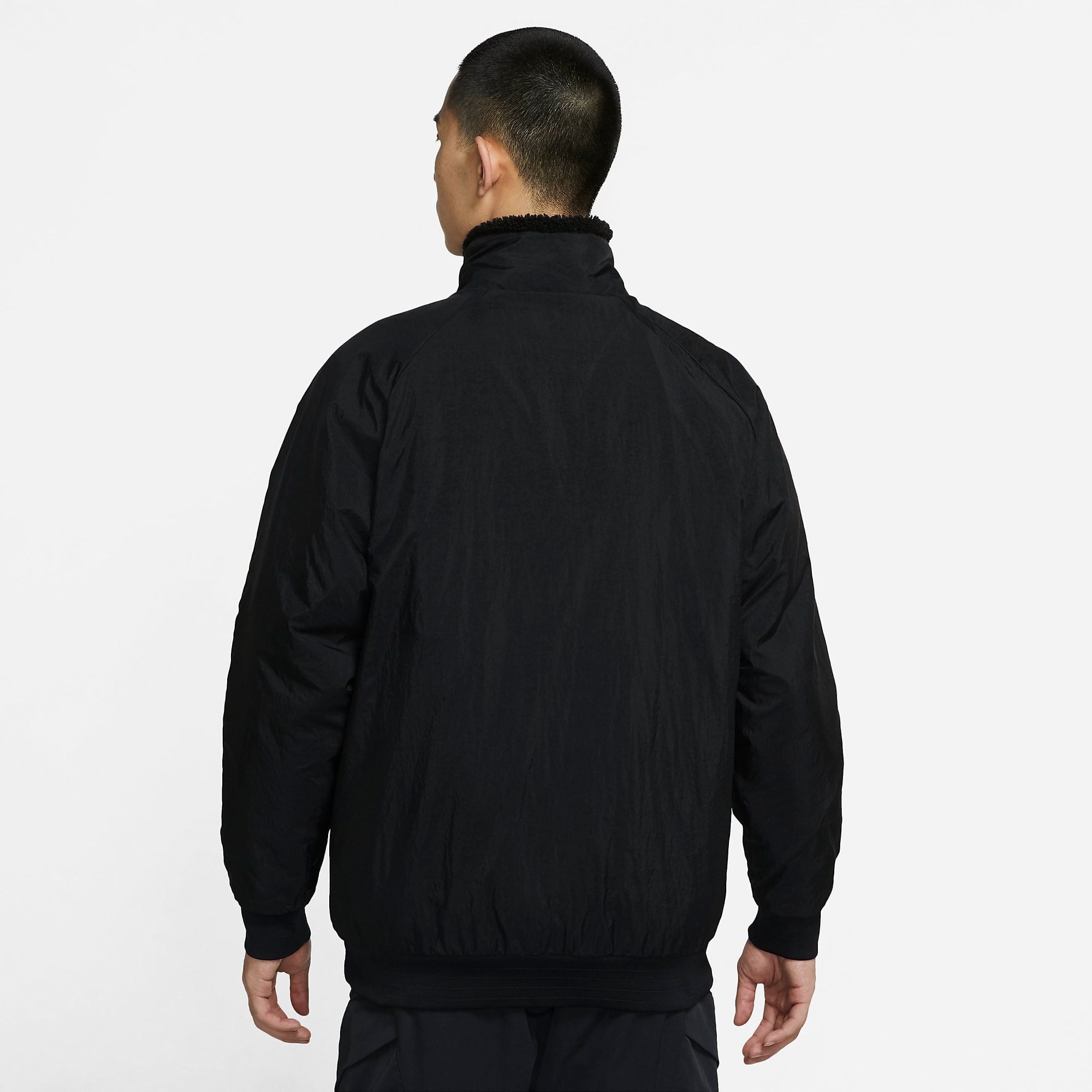  Nike Sportswear Swoosh Full-Zip Reversible Jacket - Black 