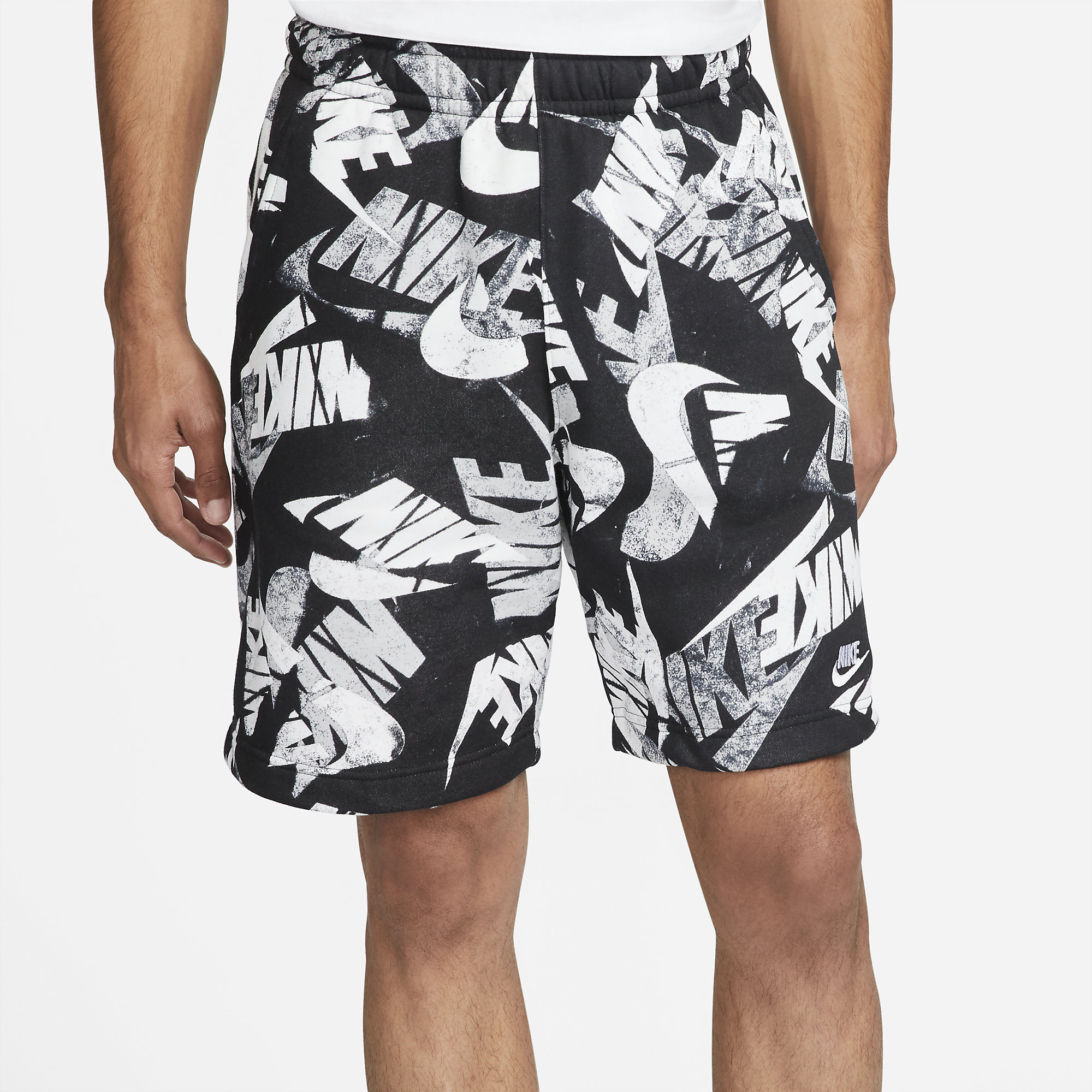 nike sportswear allover print shorts