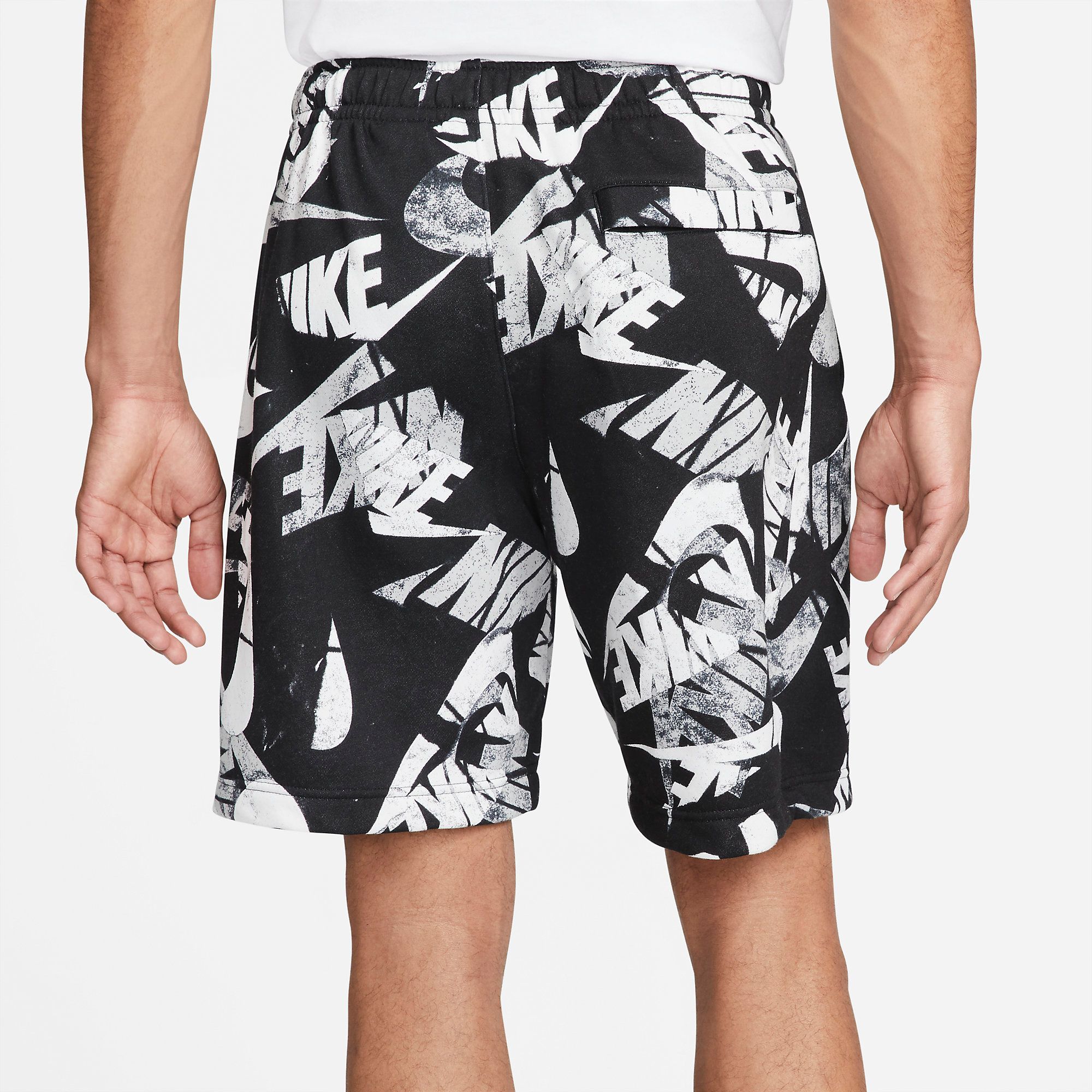  Nike Sportswear Essentials+ All-Over Print Shorts - Black 