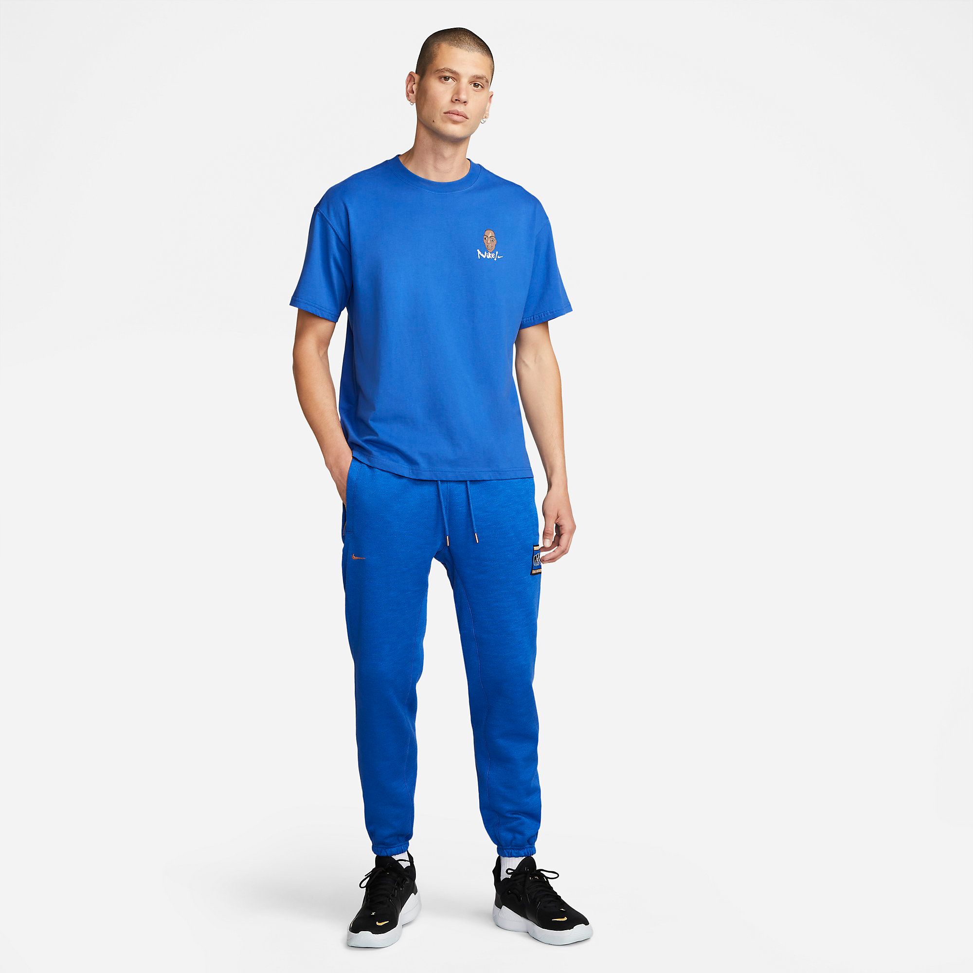  Nike Lil' Penny Premium Basketball Pants - Blue 