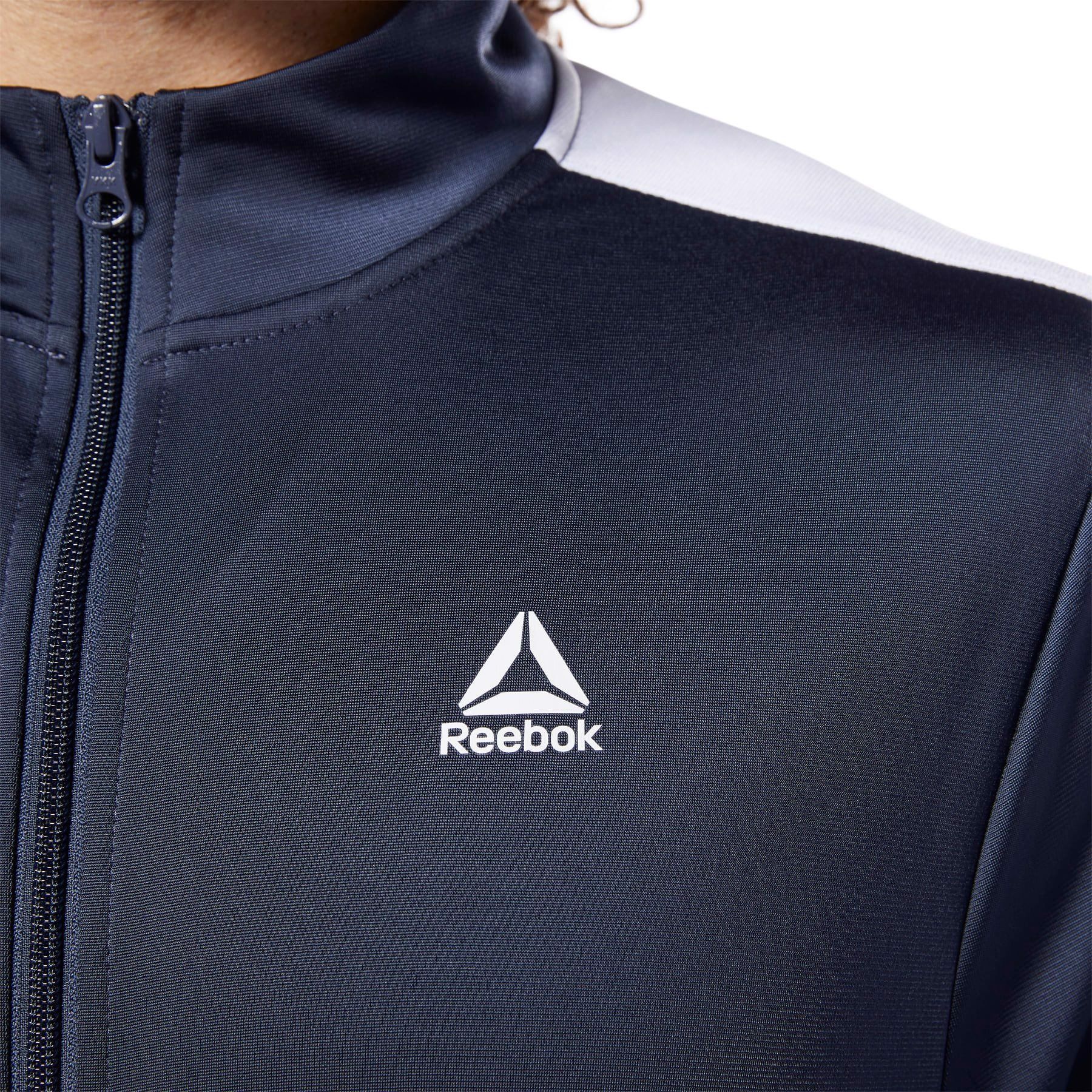  Reebok Essentials Linear Logo Track Jacket - Heritage Navy 