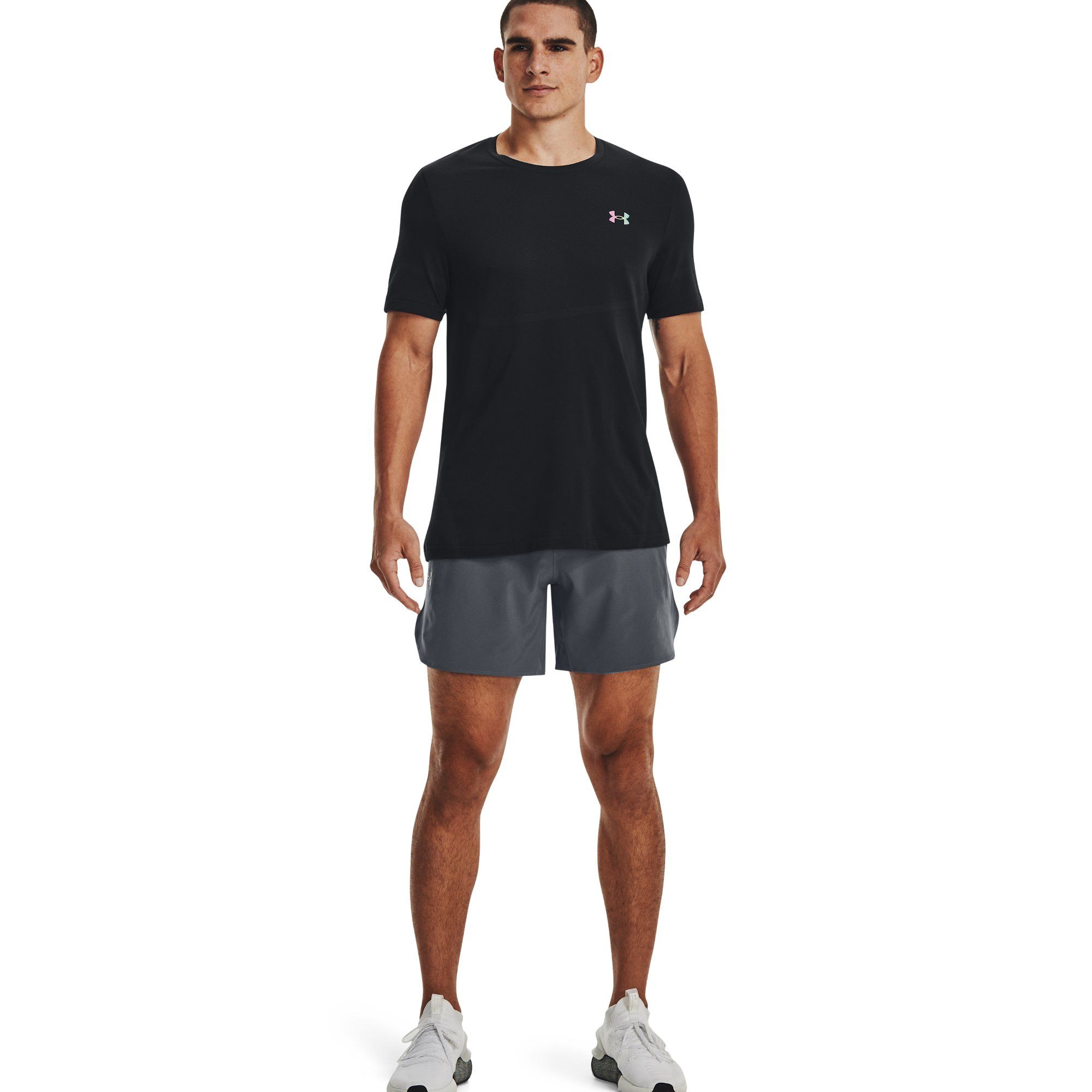  Under Armour Peak Woven Shorts - Pitch Gray 